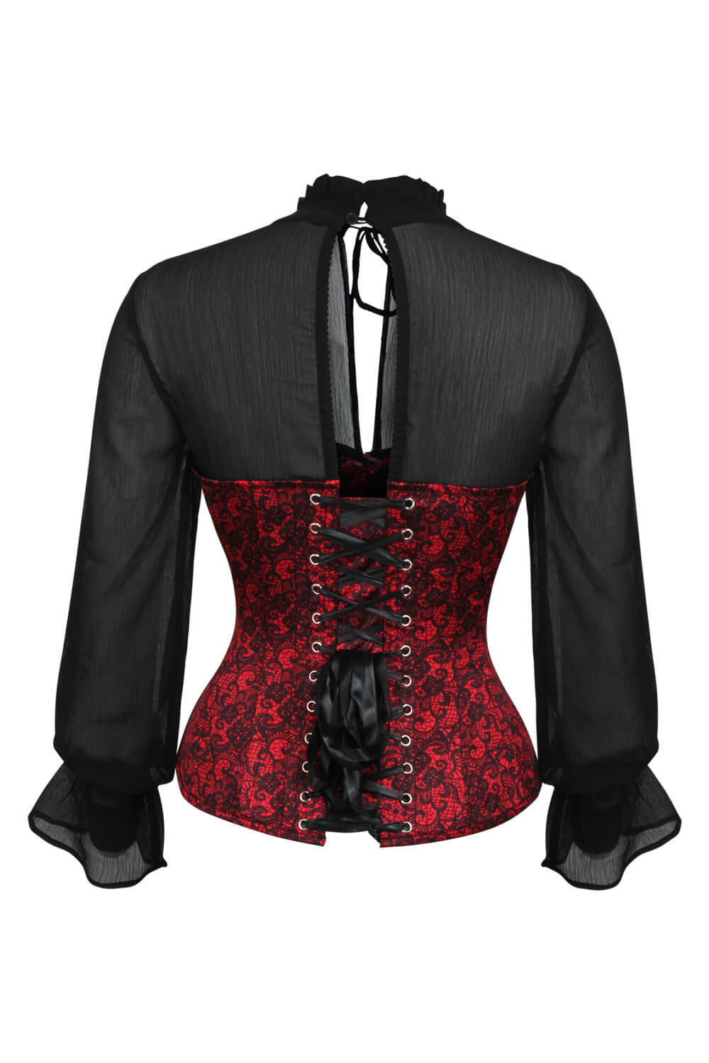 Harva Red Overbust Corset