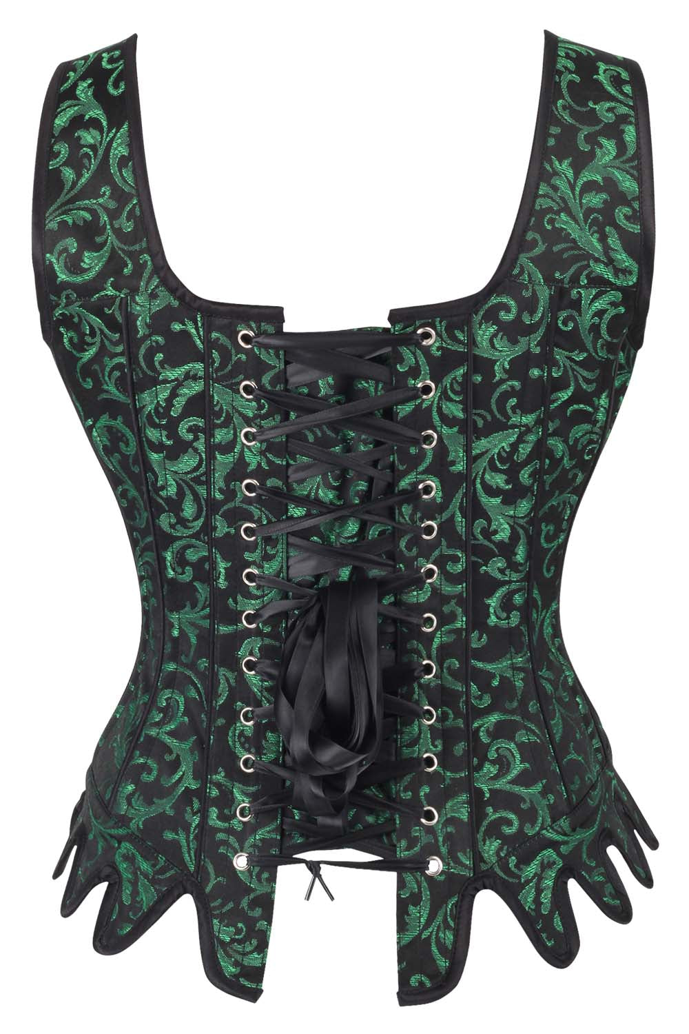 Stormy Green Overbust Corset