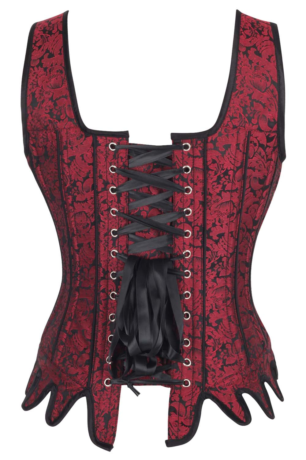 Charity Maroon Overbust Corset