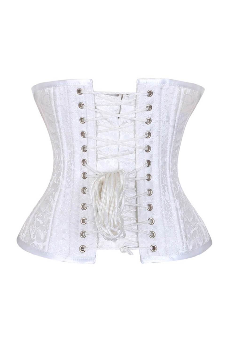 Catalina White Waist Training Corset