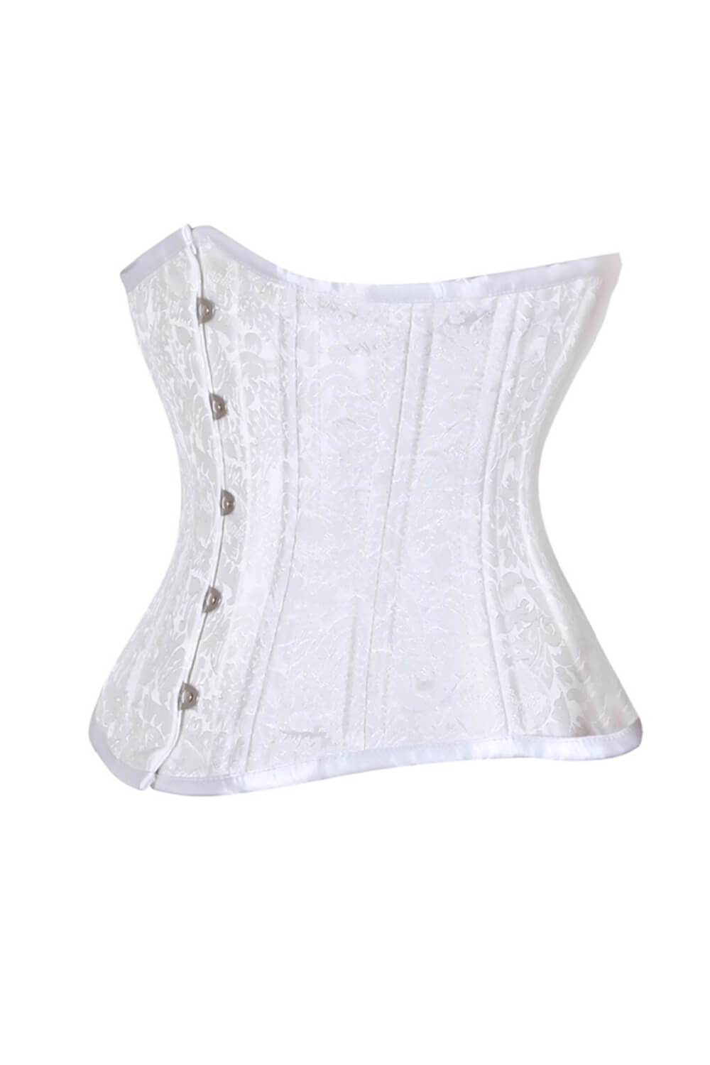 Catalina White Waist Training Corset