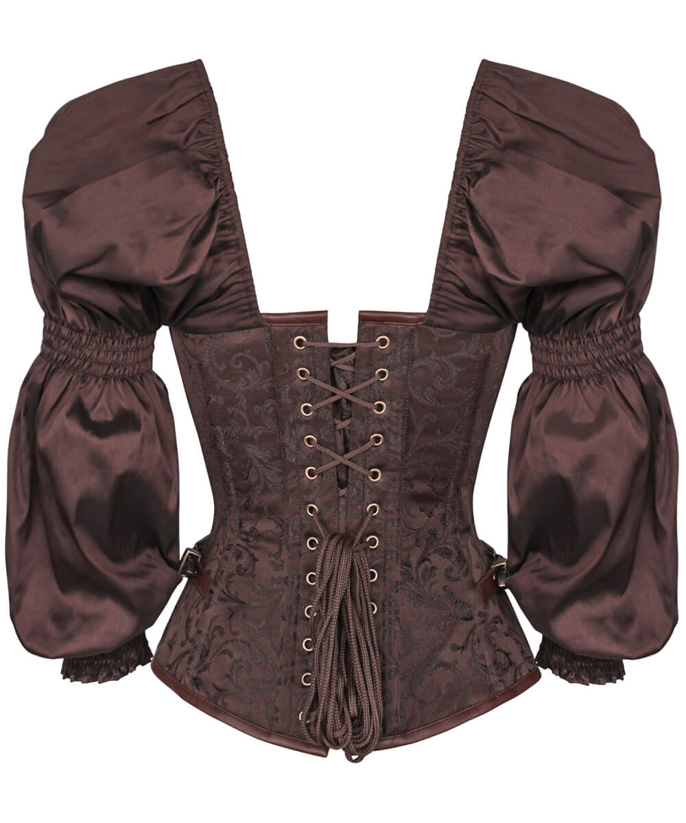 Raimondo Steampunk Overbust Skull Busk Corset