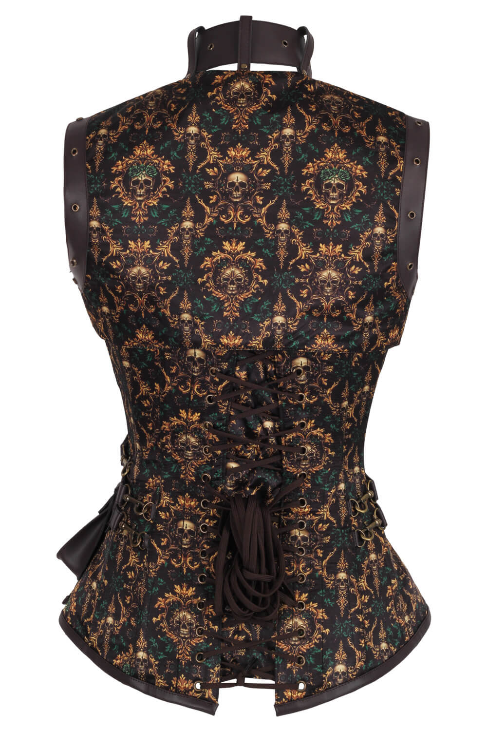 Jennisa Skull Baroque Inspired Overbust Corset