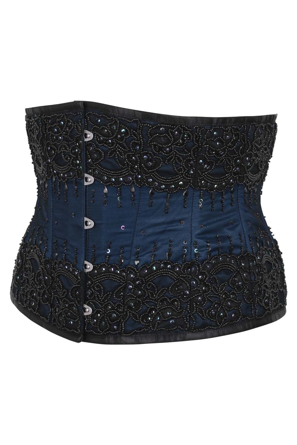 Lyndsay Underbust Blue Couture Corset