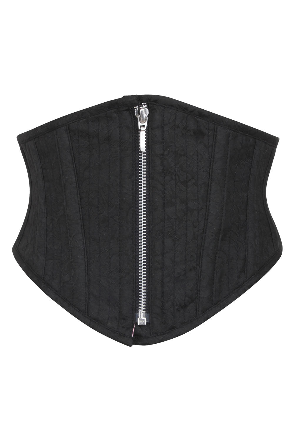 Rubia Black Brocade Underbust Corset
