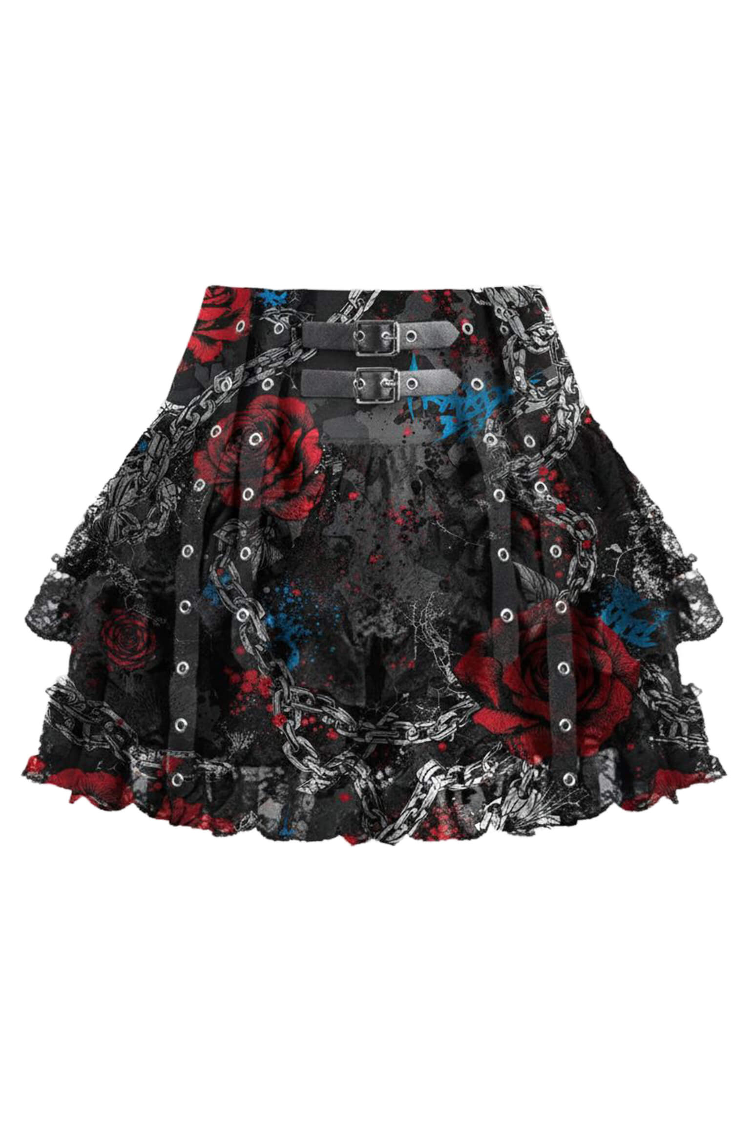 Ginna Baroque Gothic Inspired Mini Skirt