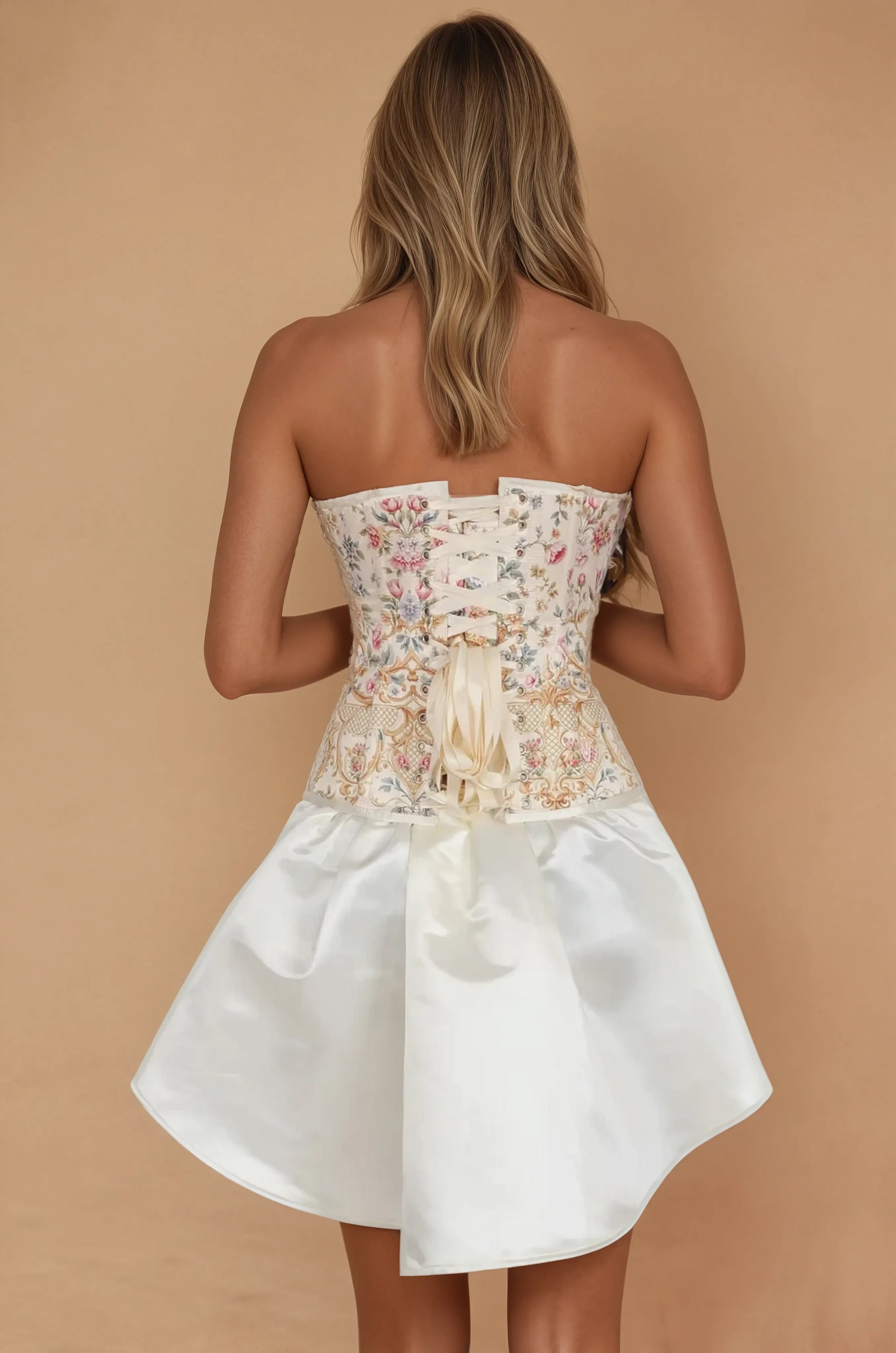 Maida Floral Overbust Corset