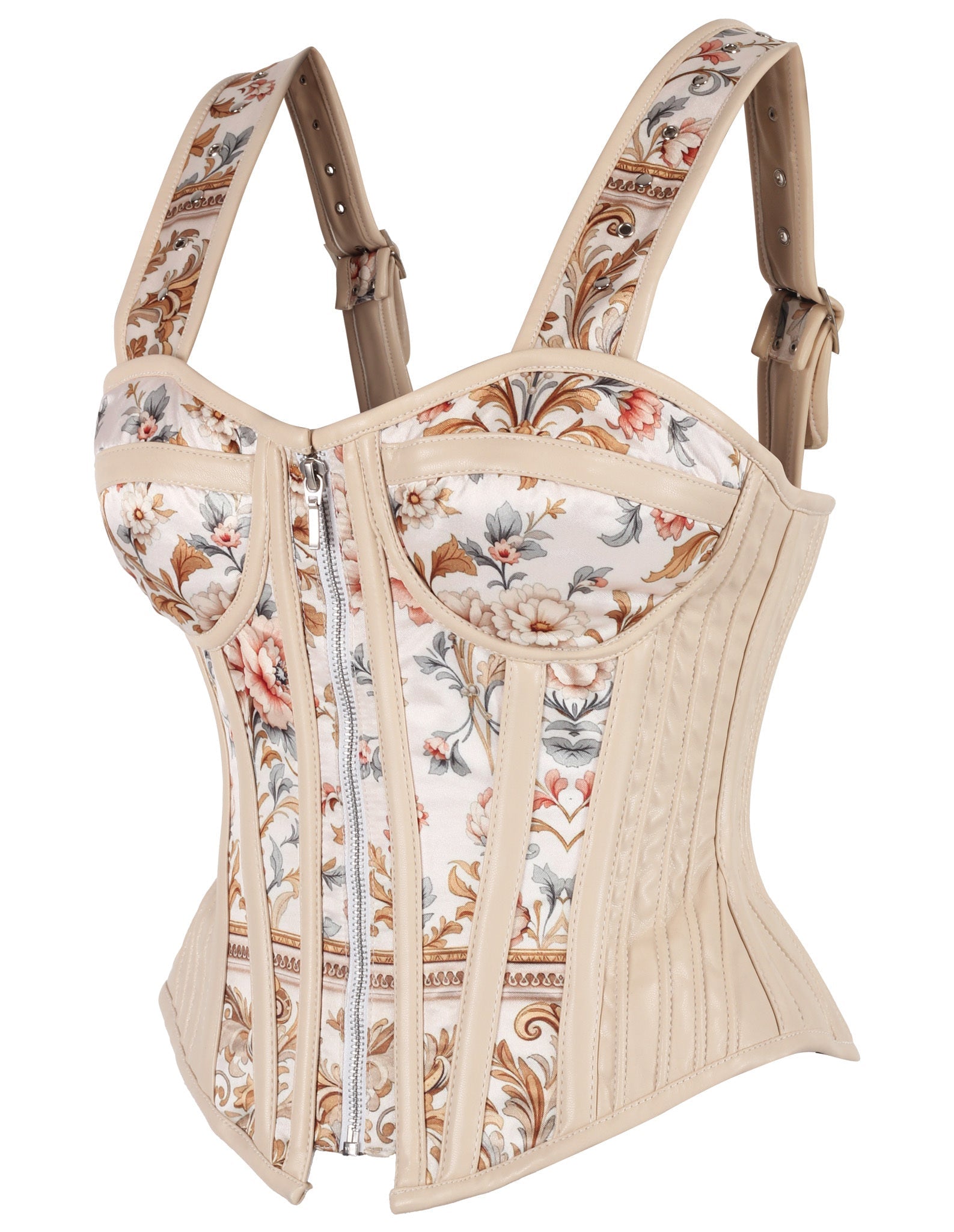 Vannessa Baroque Inspired Floral Corset