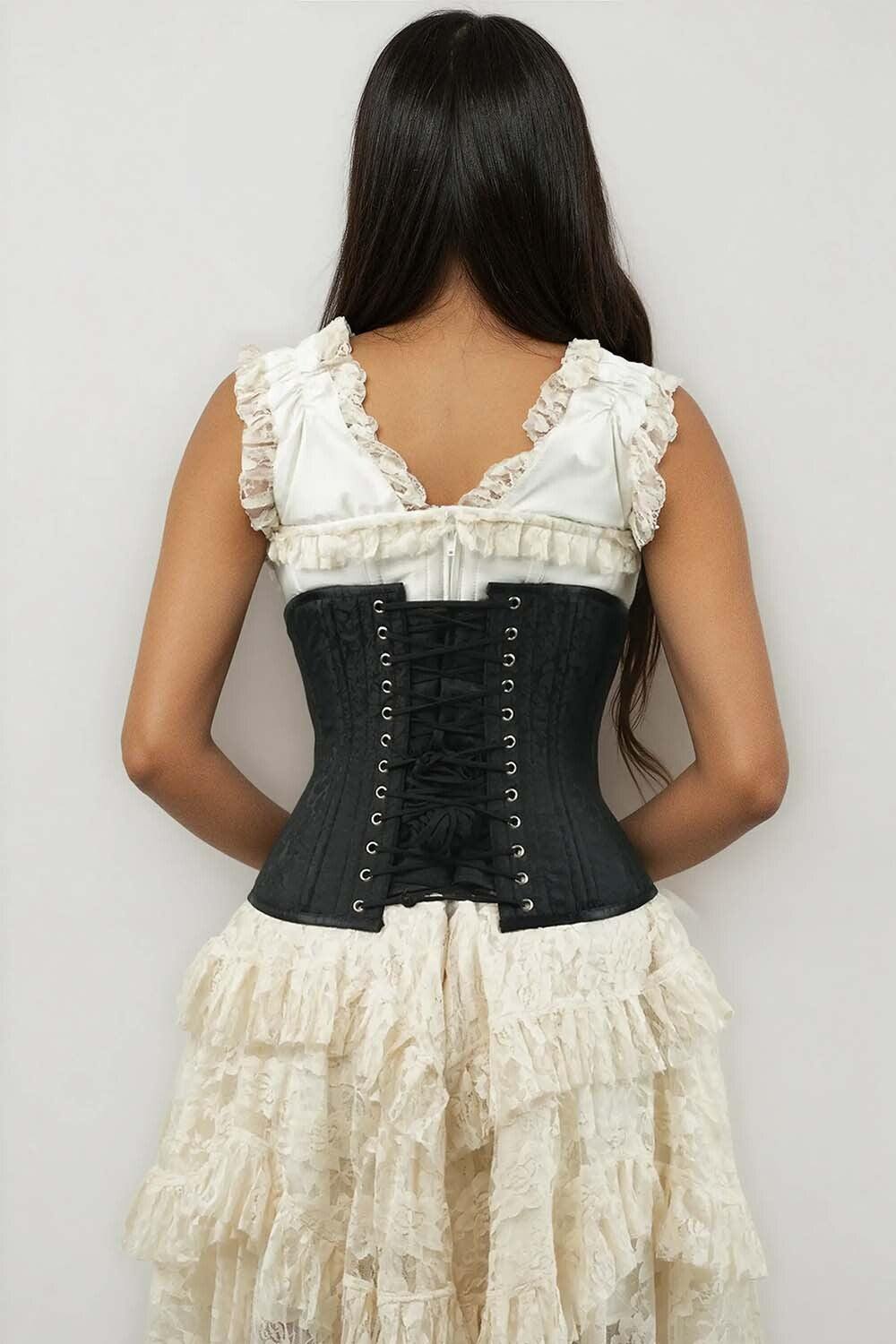 Jonell Black Gothic Waist Training Corset